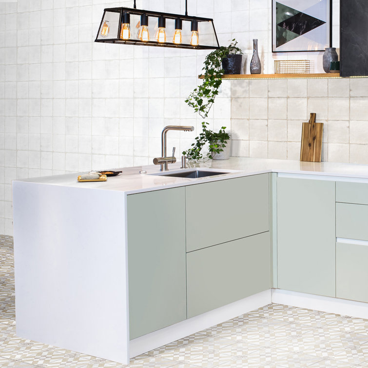 Barcelona White Matte Porcelain 6" x 6" Floor and Wall Tile