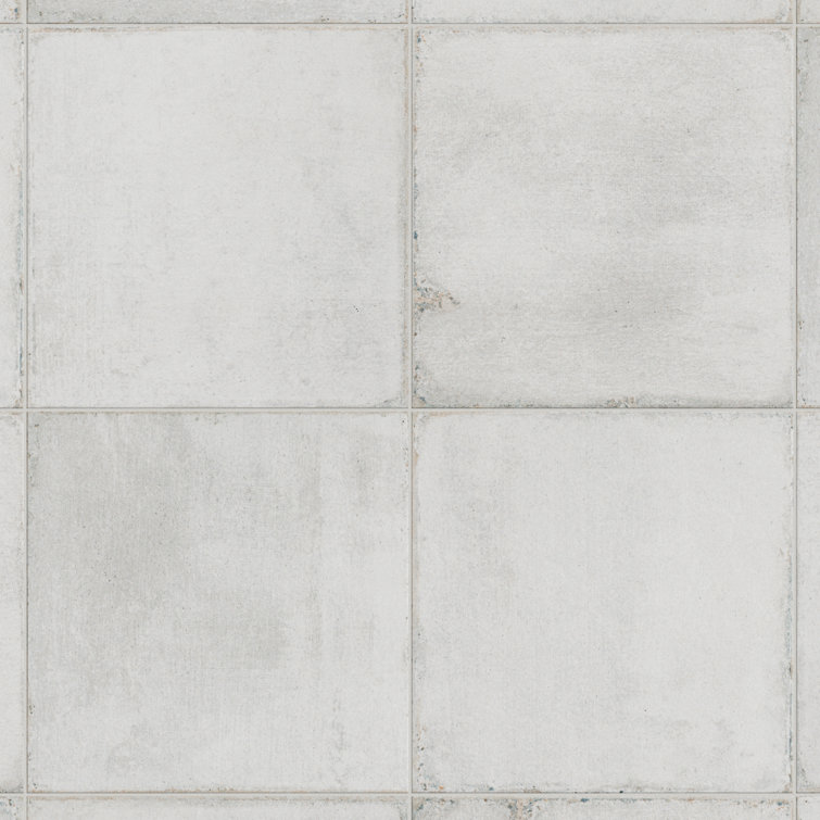 Barcelona White Matte Porcelain 6" x 6" Floor and Wall Tile