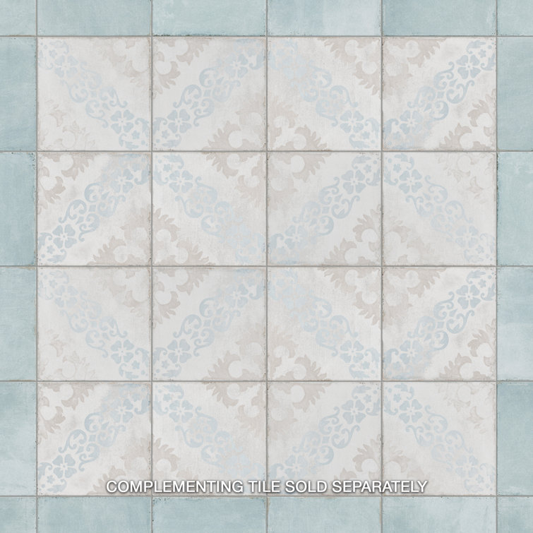 Barcelona Ocean Matte Porcelain 6" x 6" Floor and Wall Tile
