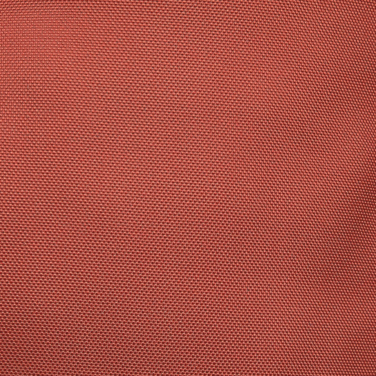 Brick Red Polyester Square Patio Seat Cushion, 19 x 19 x 5 inch