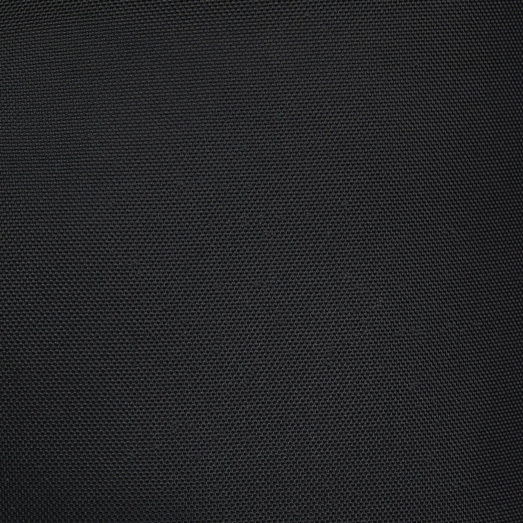 Classic 19'' Square Black Polyester Patio Seat Cushions, 2-Pack