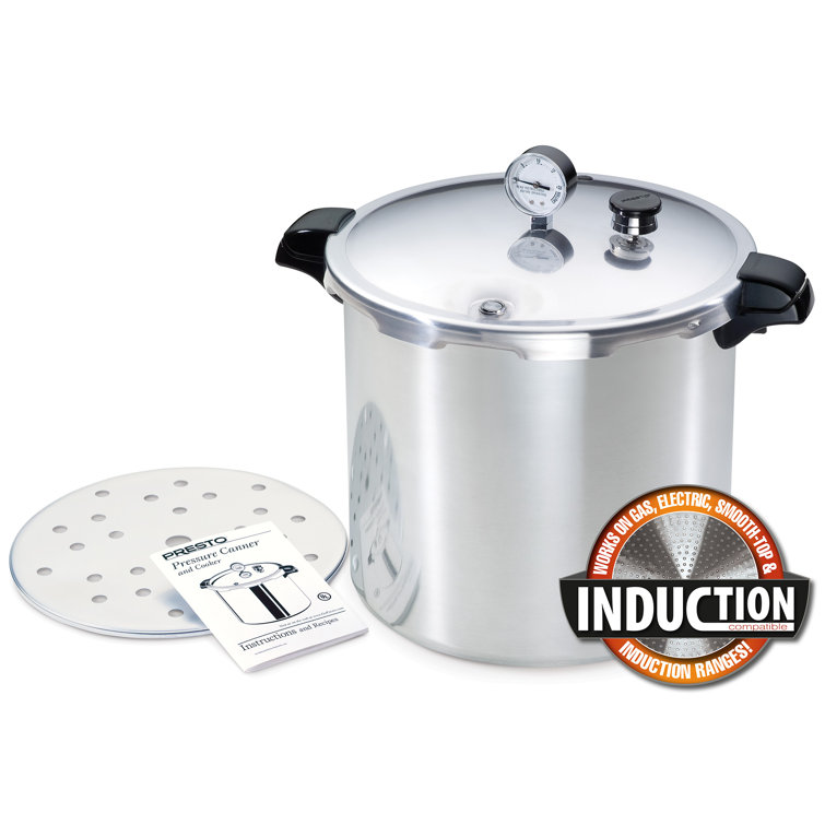 23-Quart Stainless Steel Induction Pressure Canner