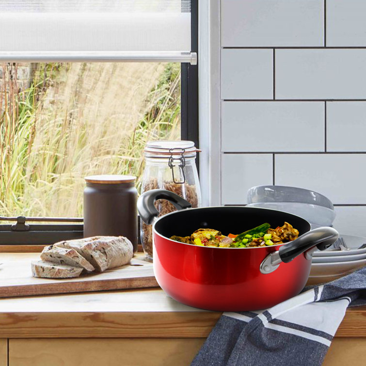 5 Qt. Aluminum Non-Stick Dutch Oven with See-Through Lid