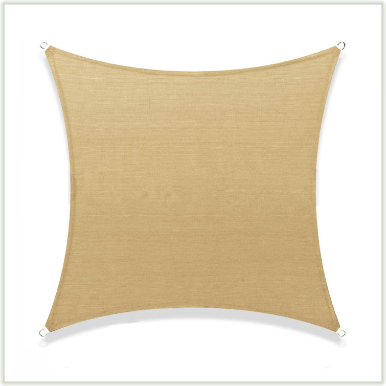 Sand Beige 8' x 10' UV Resistant Sun Shade Sail