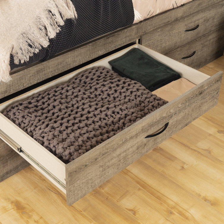 Step One Full Platform Bed with Drawers