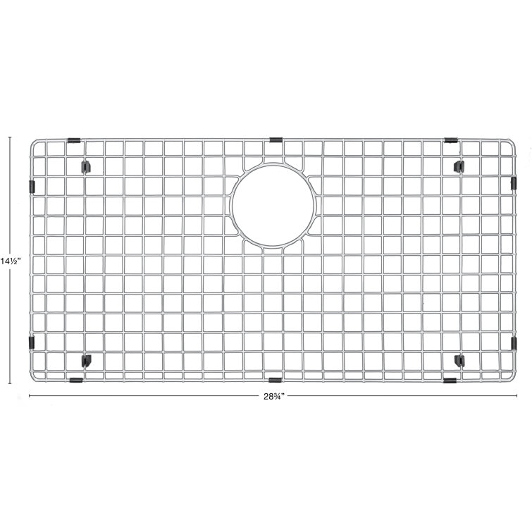Karran Stainless Steel Bottom Grid for QA-740 and QAR-740 Sinks