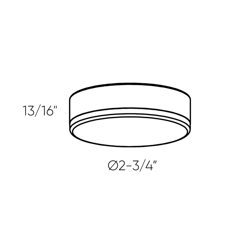 White Round LED Smart Under Cabinet Puck Light