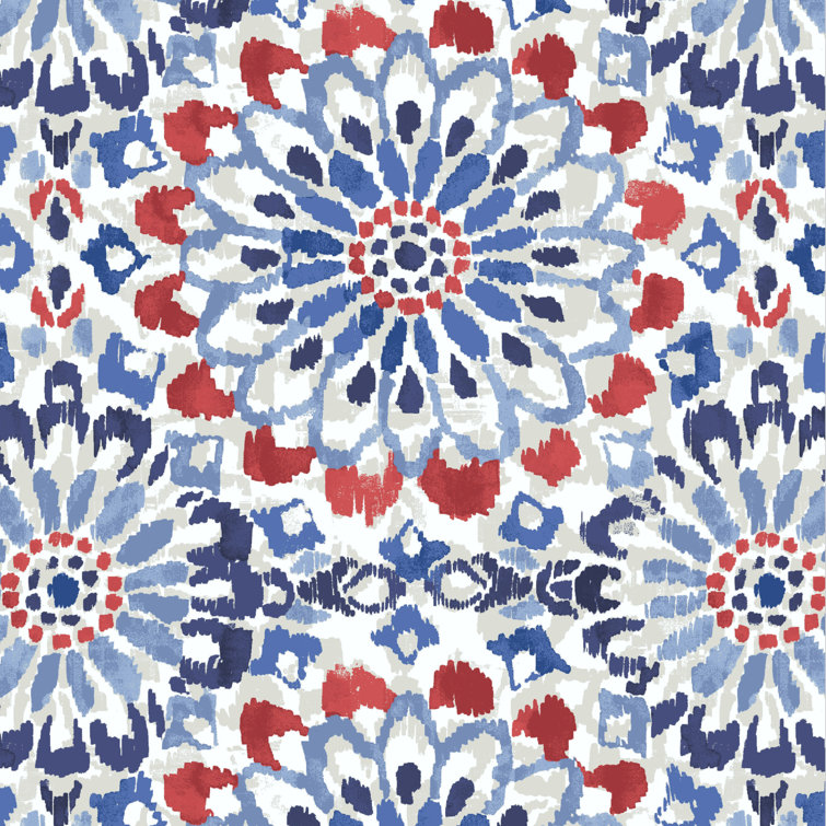 Clark Blue Polyester Outdoor Chaise Lounge Cushion