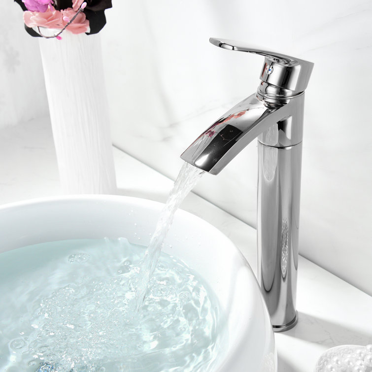 Ariana 12" Polished Chrome Single Hole Vessel Sink Faucet