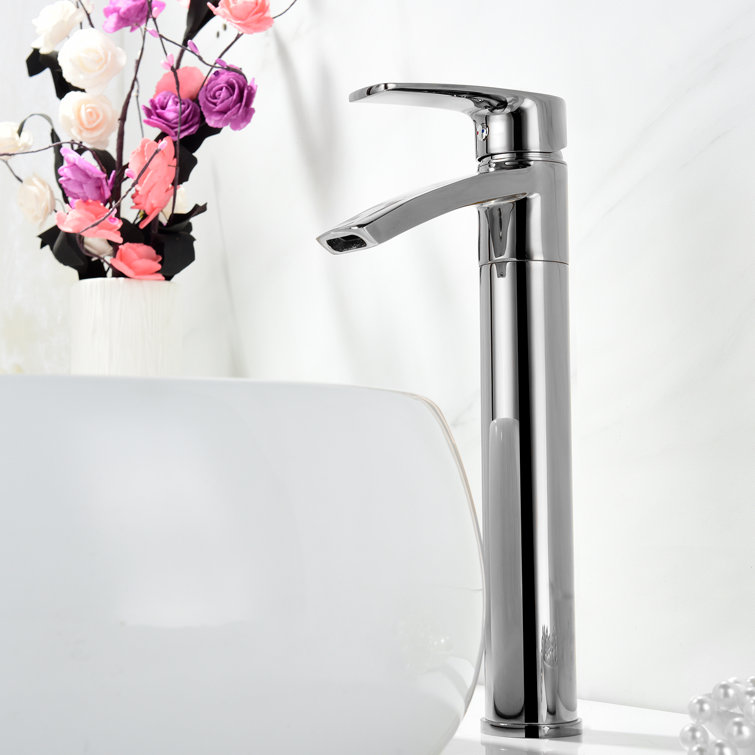 Ariana 12" Polished Chrome Single Hole Vessel Sink Faucet