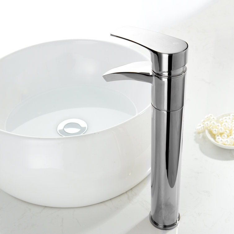 Ariana 12" Polished Chrome Single Hole Vessel Sink Faucet