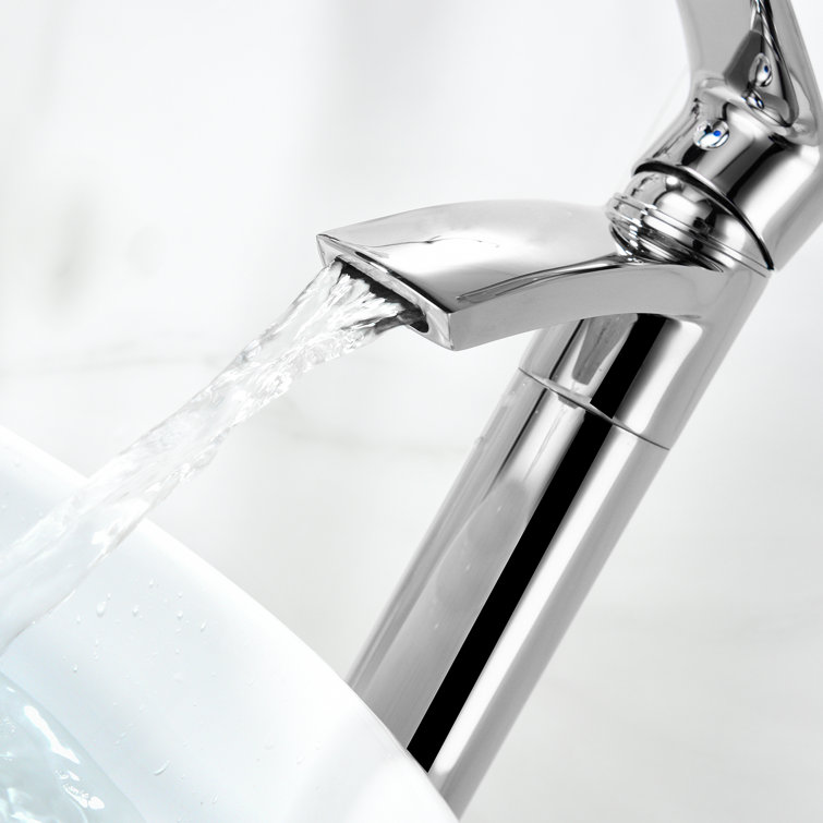 Ariana 12" Polished Chrome Single Hole Vessel Sink Faucet
