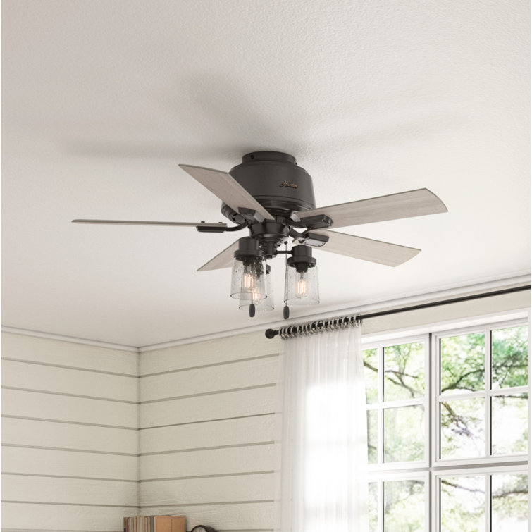 Hartland Noble Bronze 44" LED Ceiling Fan with Chandelier Lighting