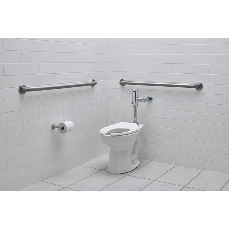 White Vitreous China Elongated High Efficiency Toilet