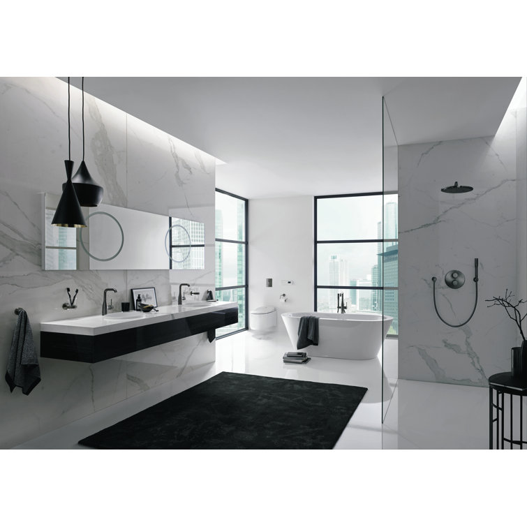 Essence Hard Graphite Single-Hole Vessel Bathroom Faucet