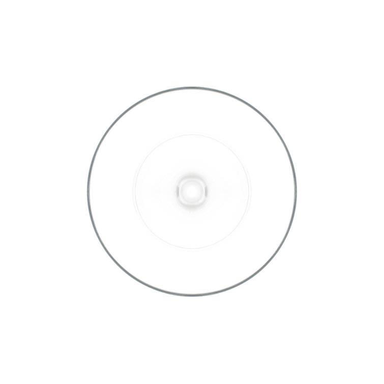 Elegant Crystal Round Tip Top Side Table by Kartell