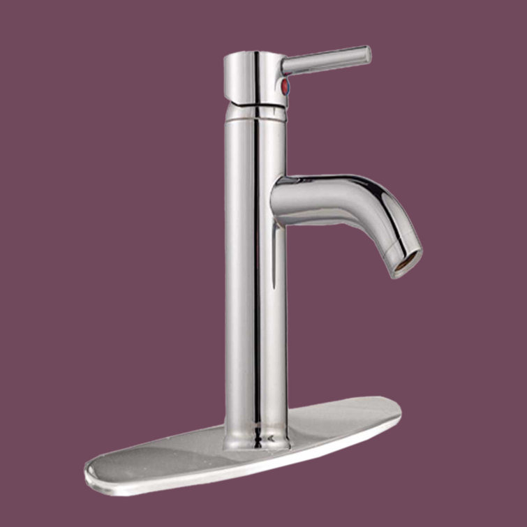 Chrome Plated Single Handle Widespread Bathroom Faucet