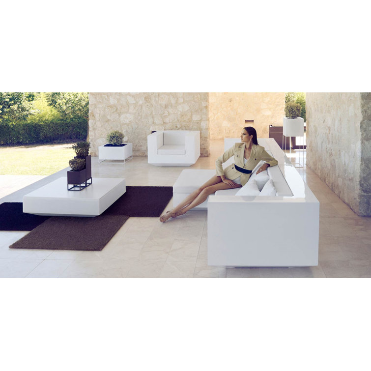 Ice Resin Armchair with Vinyl Cushions by Ramon Esteve