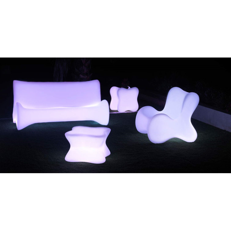 Karim Rashid White Matte Polyethylene Multipurpose Coffee Table