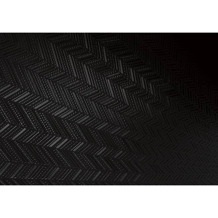 Sartorial Herringbone Caxton Rectangular Undermount Sink in Black
