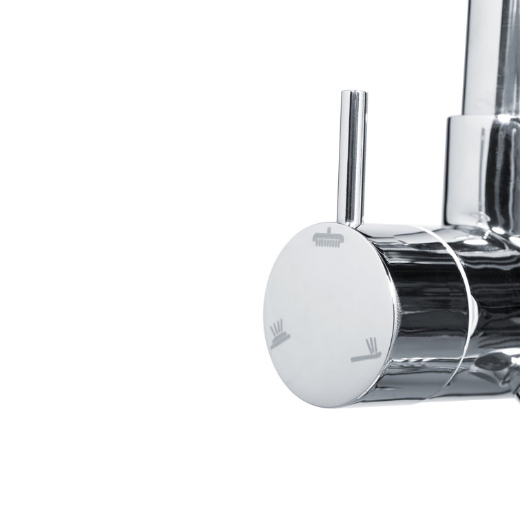 Chrome Multi-Function Rain Shower System with Handheld