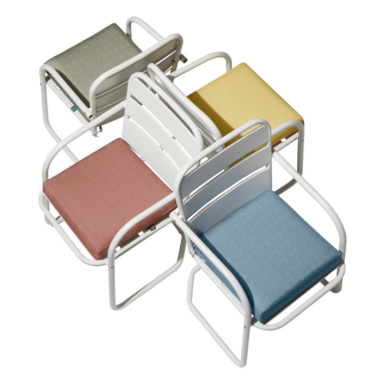 Cedarwood Water-Resistant 21" Outdoor Dining Chair Cushion
