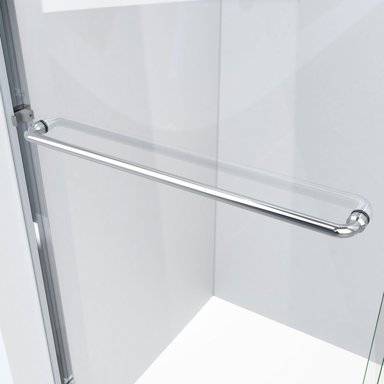 ESE 60" x 76" Frameless Clear Glass Chrome Shower Door