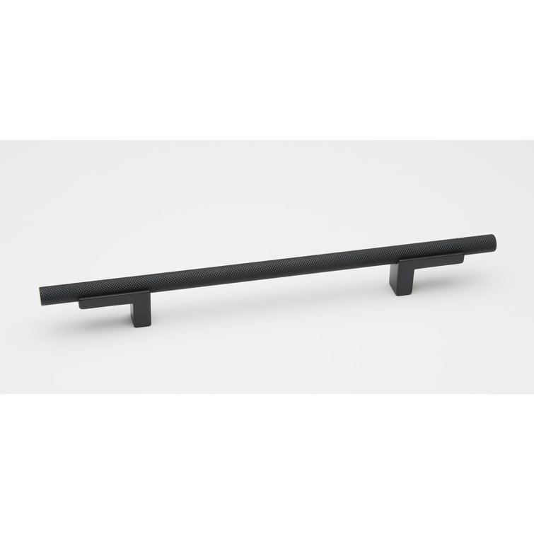 Matte Black Aluminum Knurled Bar Pull Handle