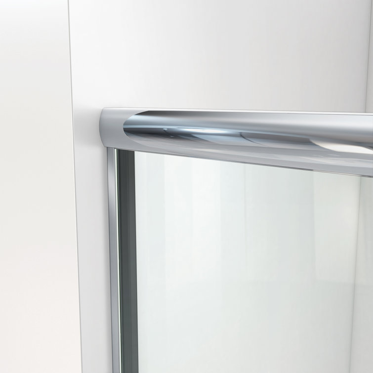 LESE 54" x 70" Polished Chrome Frameless Bypass Shower Door
