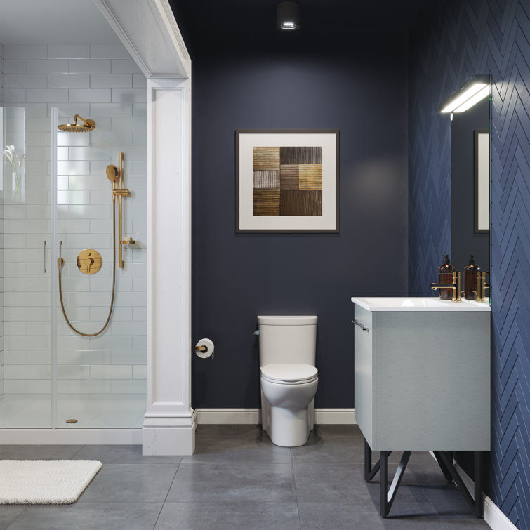 Voltaire 48" x 36" White Acrylic Single-Threshold Shower Base