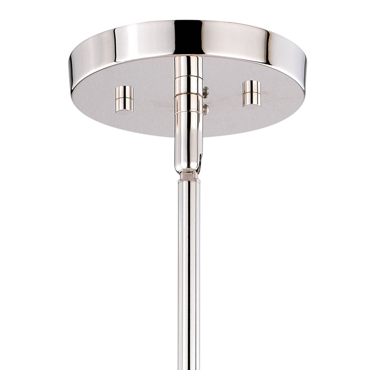 Polished Nickel 6-Light Sputnik Sphere Chandelier