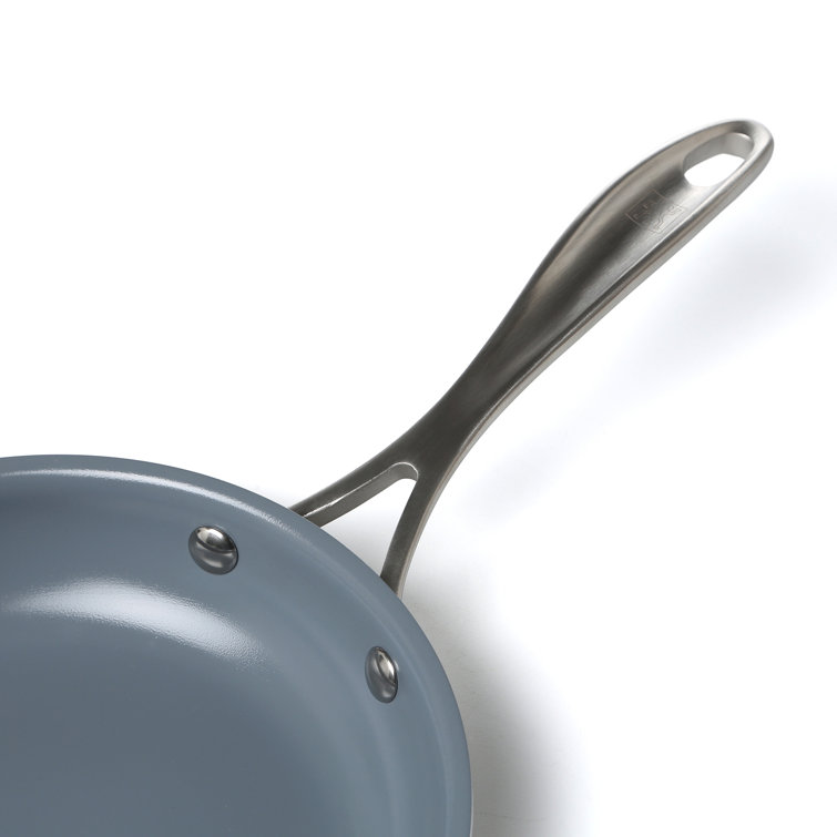 10" Stainless Steel Ceramic Nonstick Fry Pan