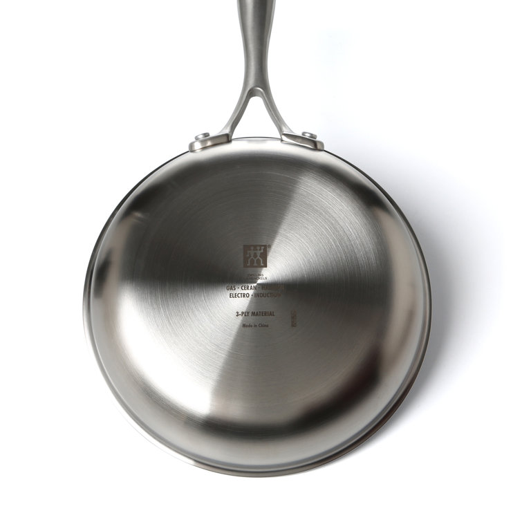 10" Stainless Steel Ceramic Nonstick Fry Pan