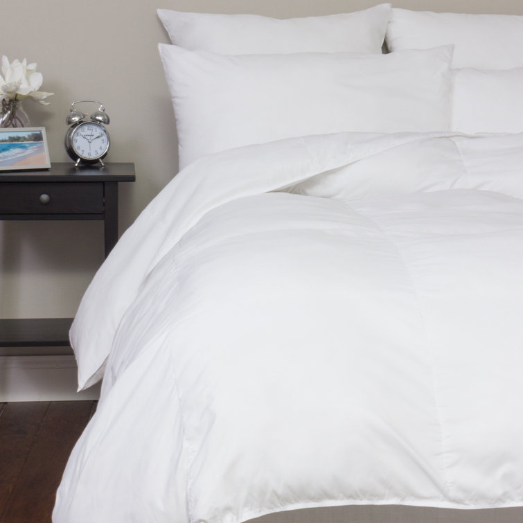 Super King White Cotton Down Alternative Comforter