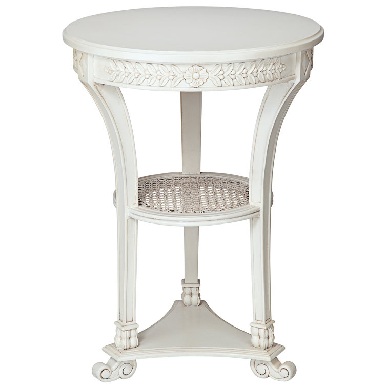 Black Panther Sculptural Glass Top End Table