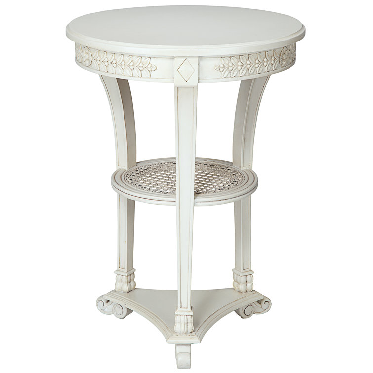 Black Panther Sculptural Glass Top End Table