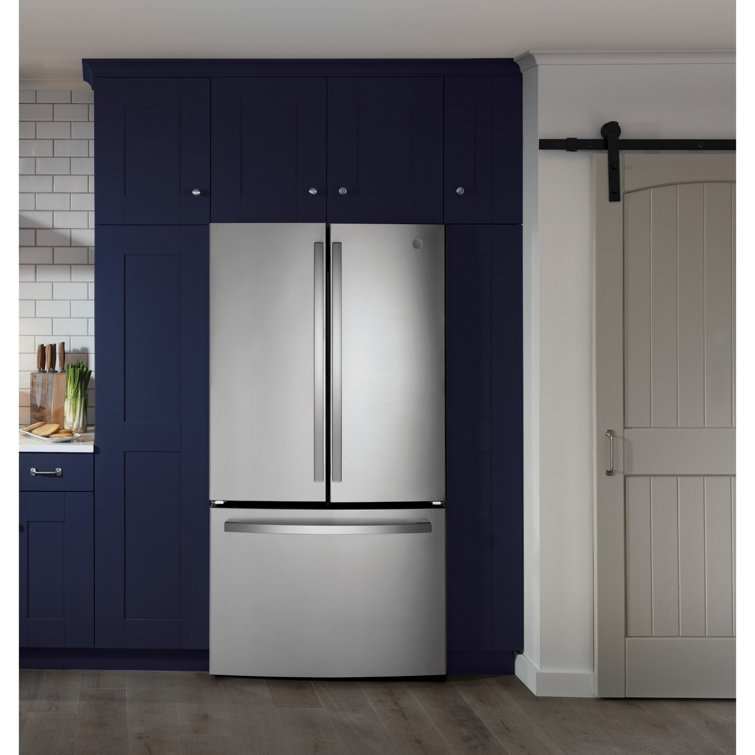 GE 36" Stainless Steel French Door Refrigerator with Ice Maker