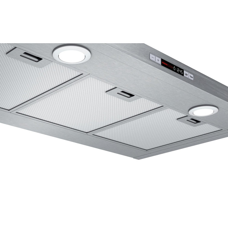 36" Stainless Steel Convertible Wall Mount Range Hood with Charcoal Filter