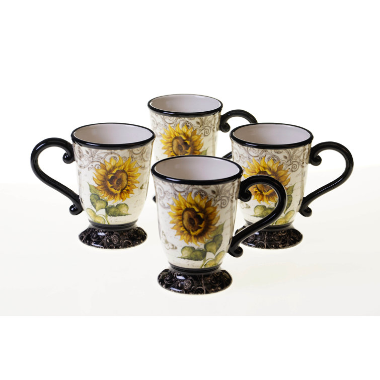 Holiday Square Ceramic 16-Piece Dinnerware Set for 4