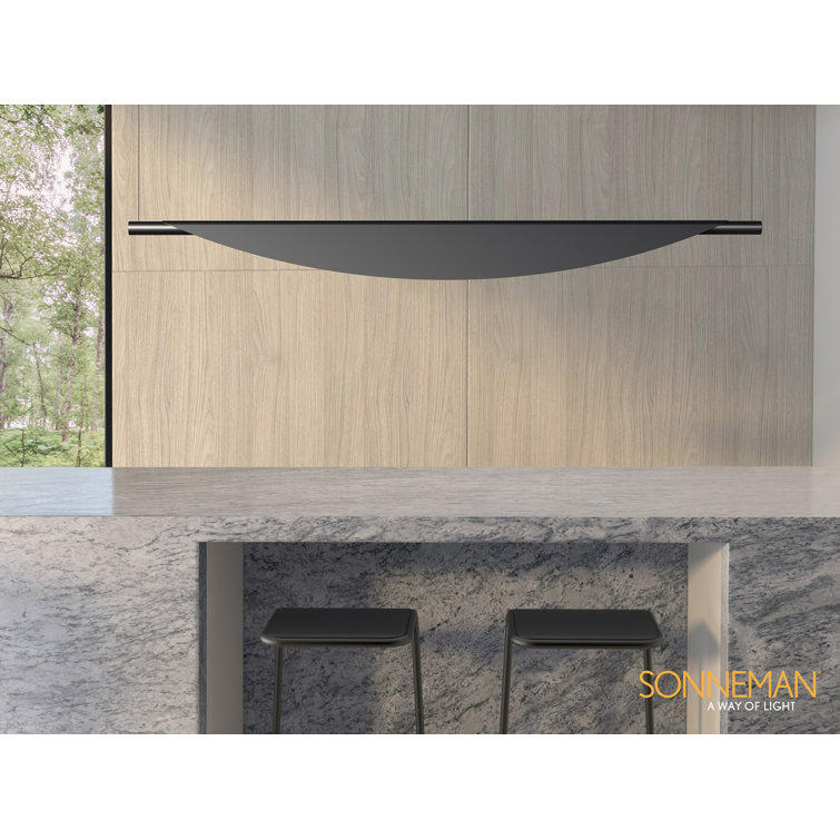 Satin Black Tela 40" LED Indoor/Outdoor Linear Pendant