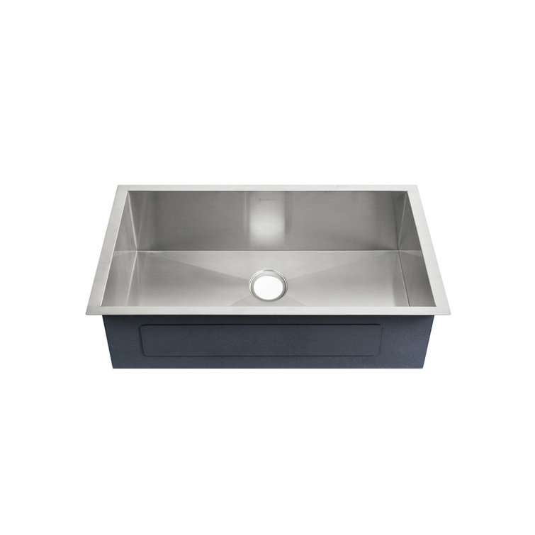 Tourner 26 x 18 Brushed Stainless Steel Single Basin Undermount Kitchen Sink