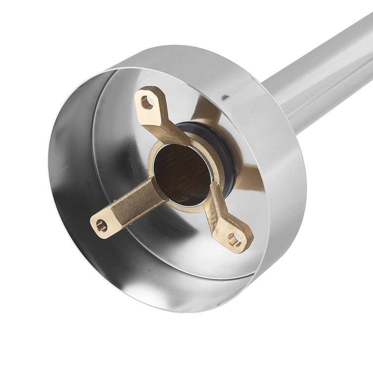 Glossy Chrome Freestanding Tub Filler with Handshower
