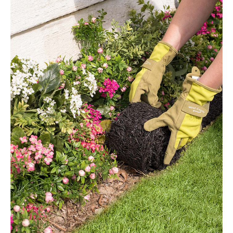 120" Black Recycled Rubber Garden Border Edging