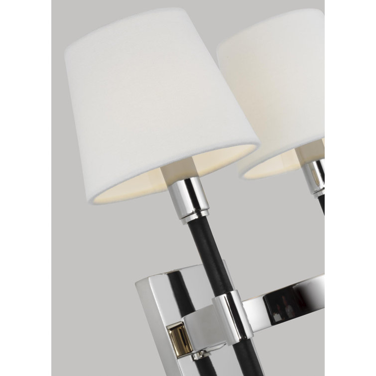 Katie Contemporary Iron Dimmable Wall Sconce, 13.38 in