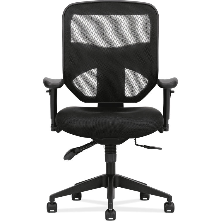ErgoFlex 360° Black Mesh Adjustable High-Back Task Chair
