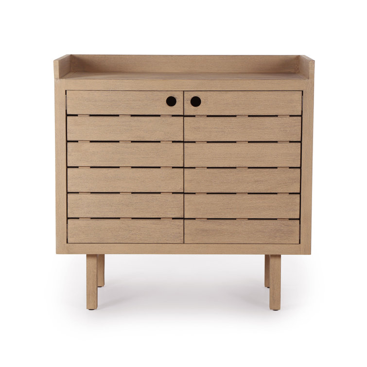 Lula 35'' Washed Brown Teak Sideboard