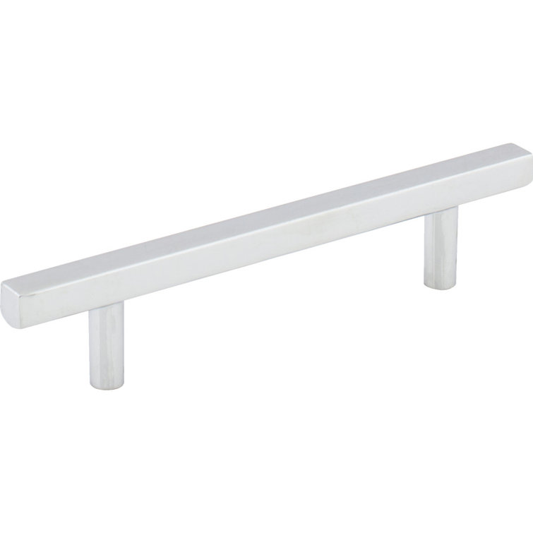 Dominique Polished Chrome Modern Cabinet Bar Pull with Mounting Hardware