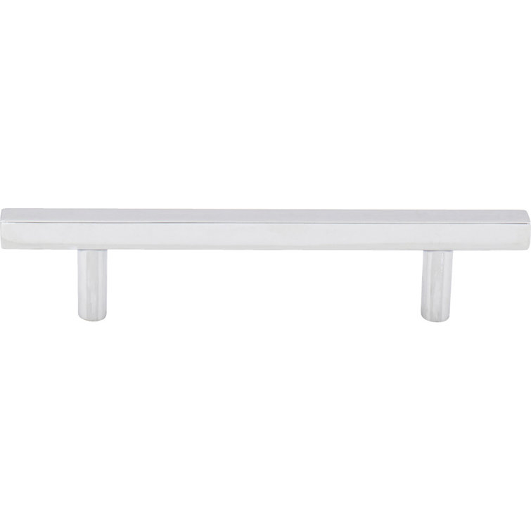 Dominique Polished Chrome Modern Cabinet Bar Pull with Mounting Hardware