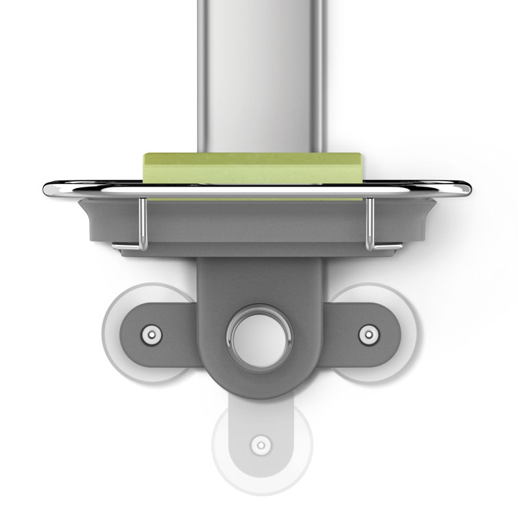 Adjustable Stainless Steel Over-Door Shower Caddy