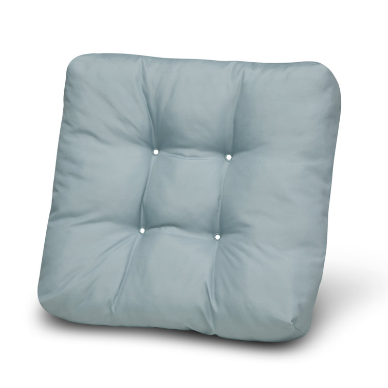 Gull Grey Water-Resistant Indoor/Outdoor Seat Cushion 19 x 19 x 5 Inch